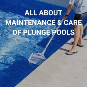 pool cleaner maintaining a plunge pool on the Gold Coast