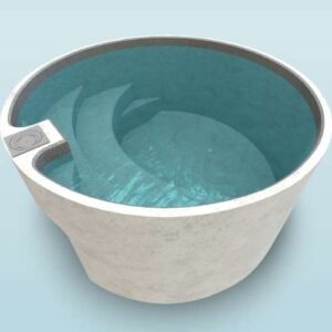 Plungie arena 3D design with grey reef interior