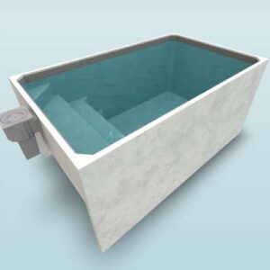 Plungie studio 3D design with grey reef interior