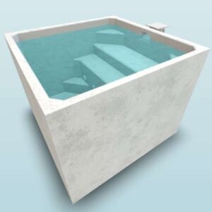 A 3D design of The Plungie Quad in Kona Coast colour
