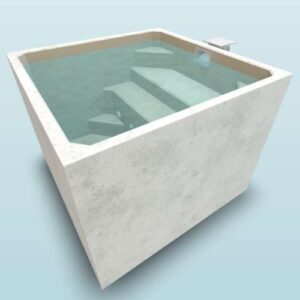 A 3D design of The Plungie Quad in Sahara Sand colour