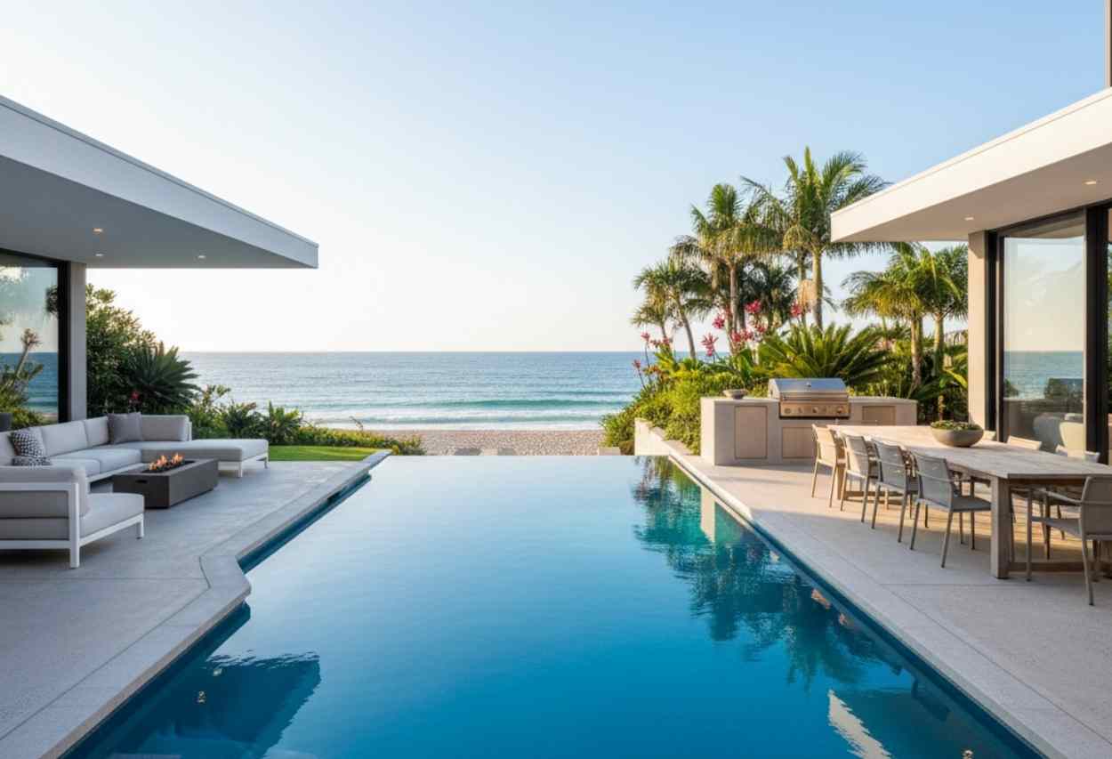 Fibreglass Infinity Edge Pool