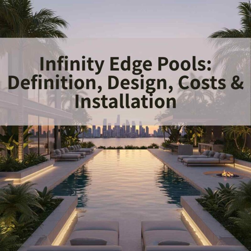 Infinity Edge Pools Definition, Design, Costs & Installation
